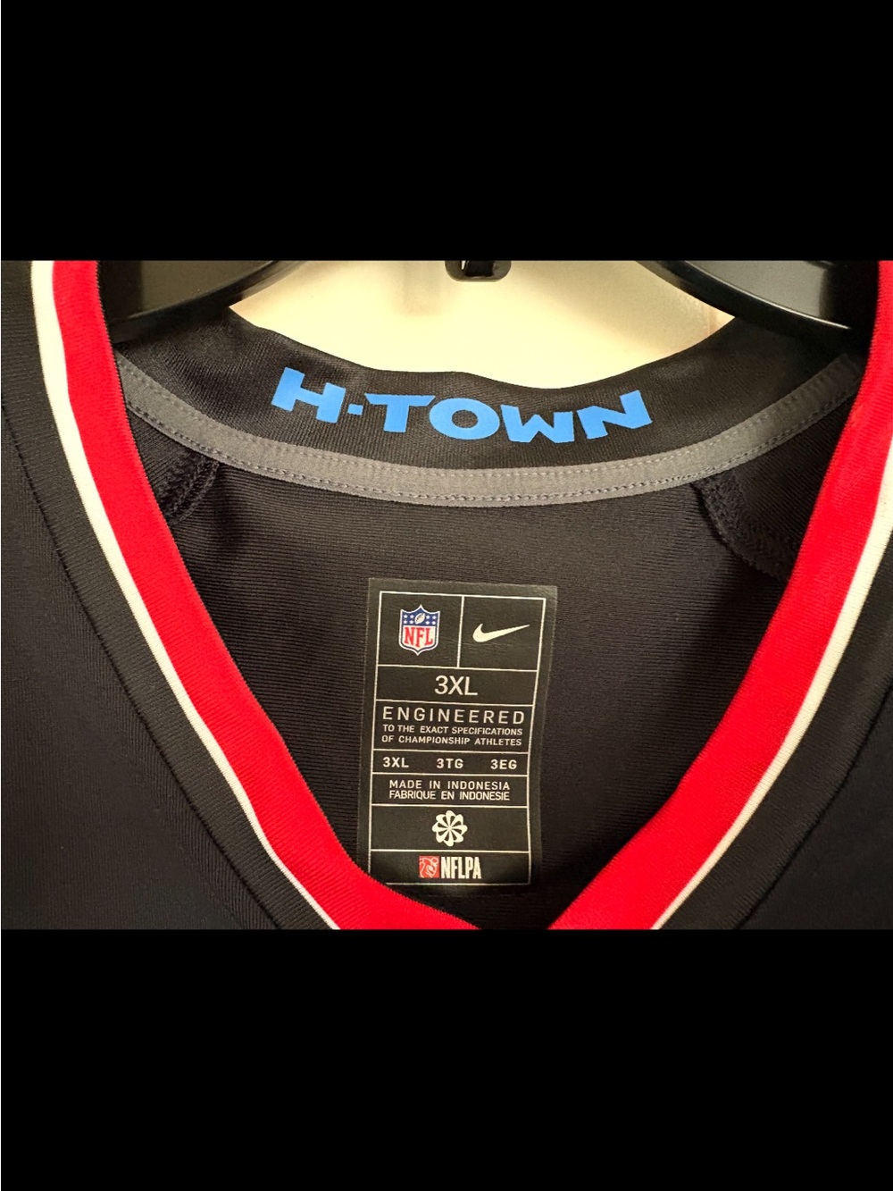 Nike NFL Houston Texans Anderson Jr #51 Black, Red & White Jersey 3x - Picture 6 of 7
